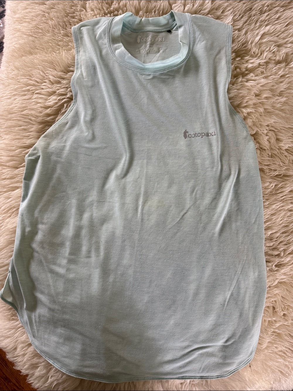 Cotopaxi light blue quito active Sleeveless Muscle Tank